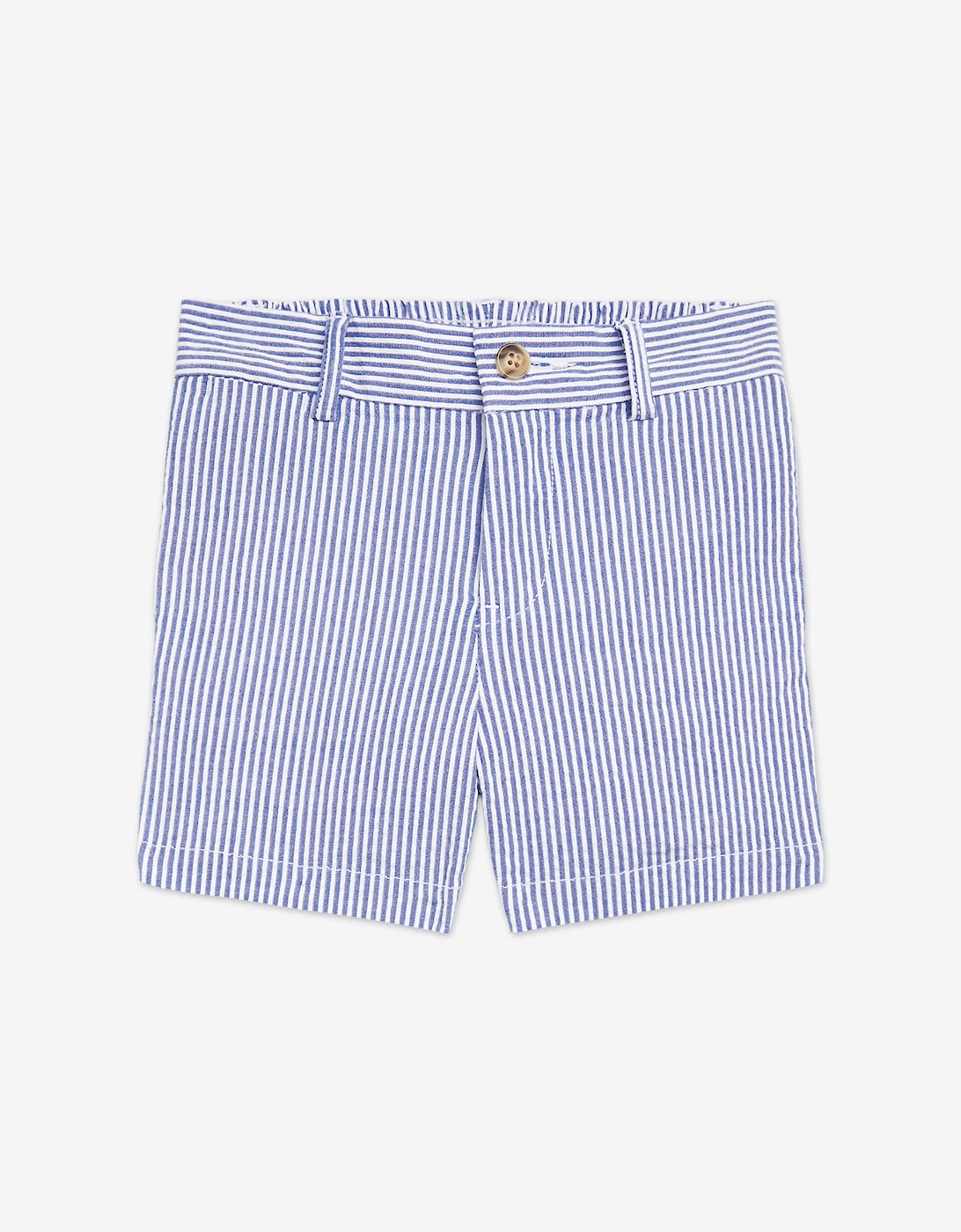 Baby Boys Seersucker Shorts in Blue, 5 of 4