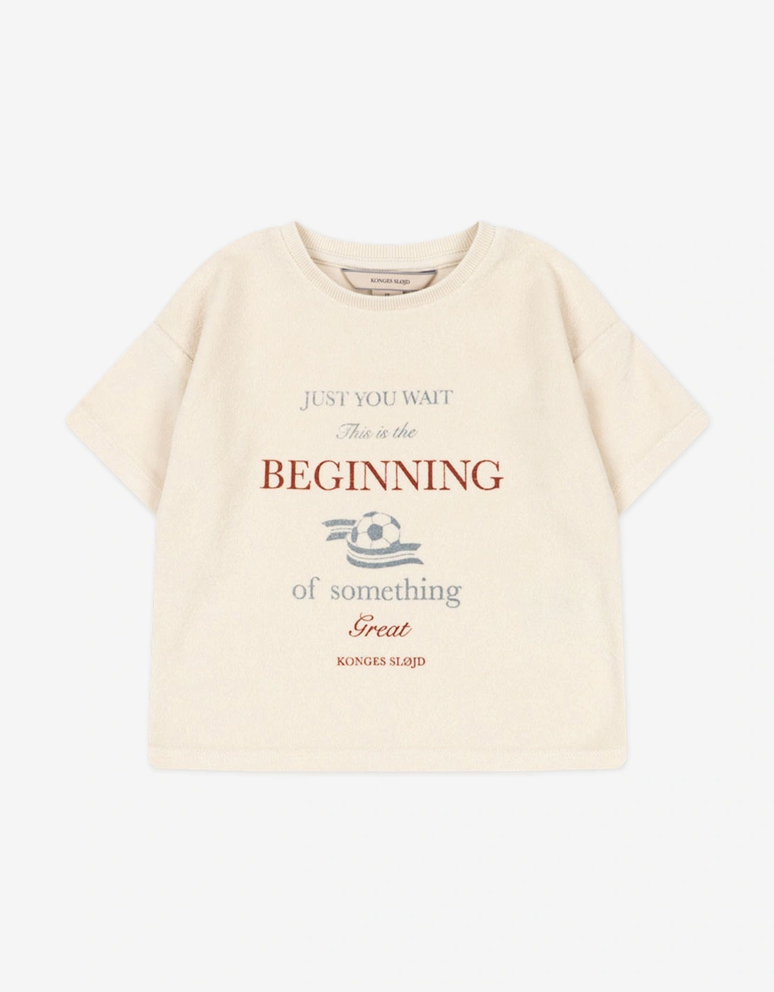 Konges Sløjd Kids Itty T-Shirt in Ivory, 5 of 4