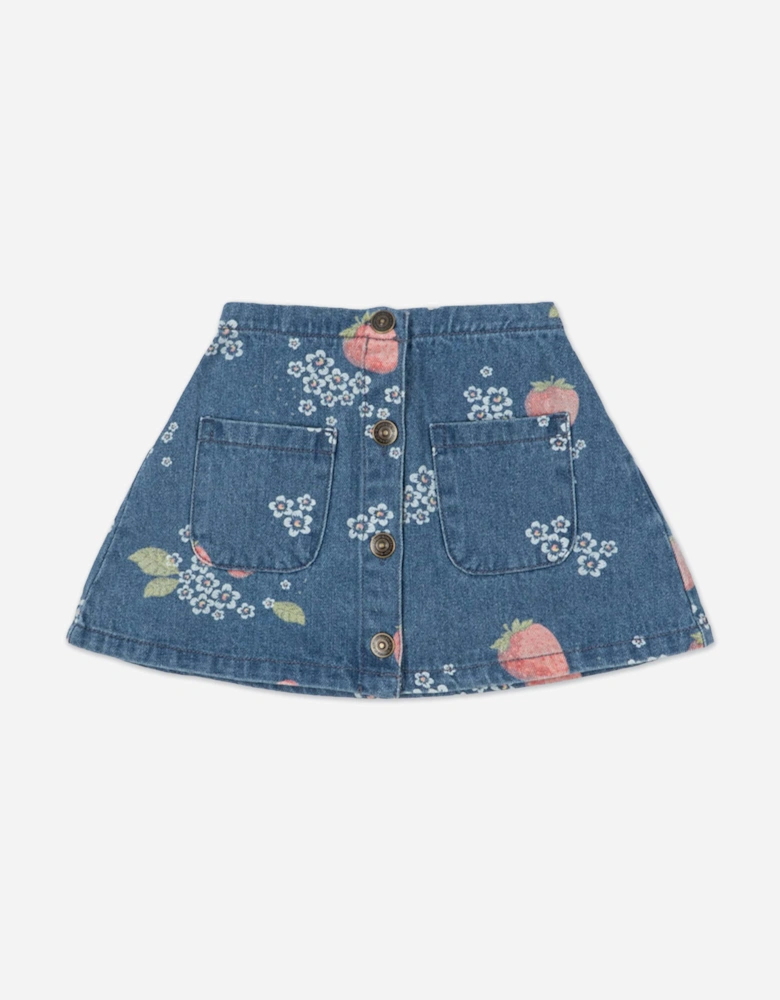 Konges Sløjd Girls Magot Skirt in in Blue