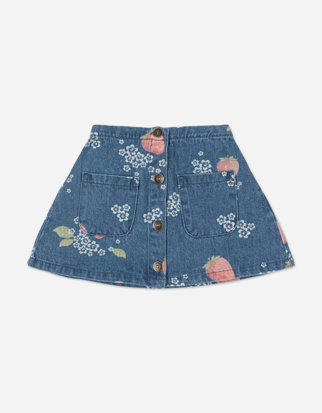 Konges Sløjd Girls Magot Skirt in in Blue, 6 of 5