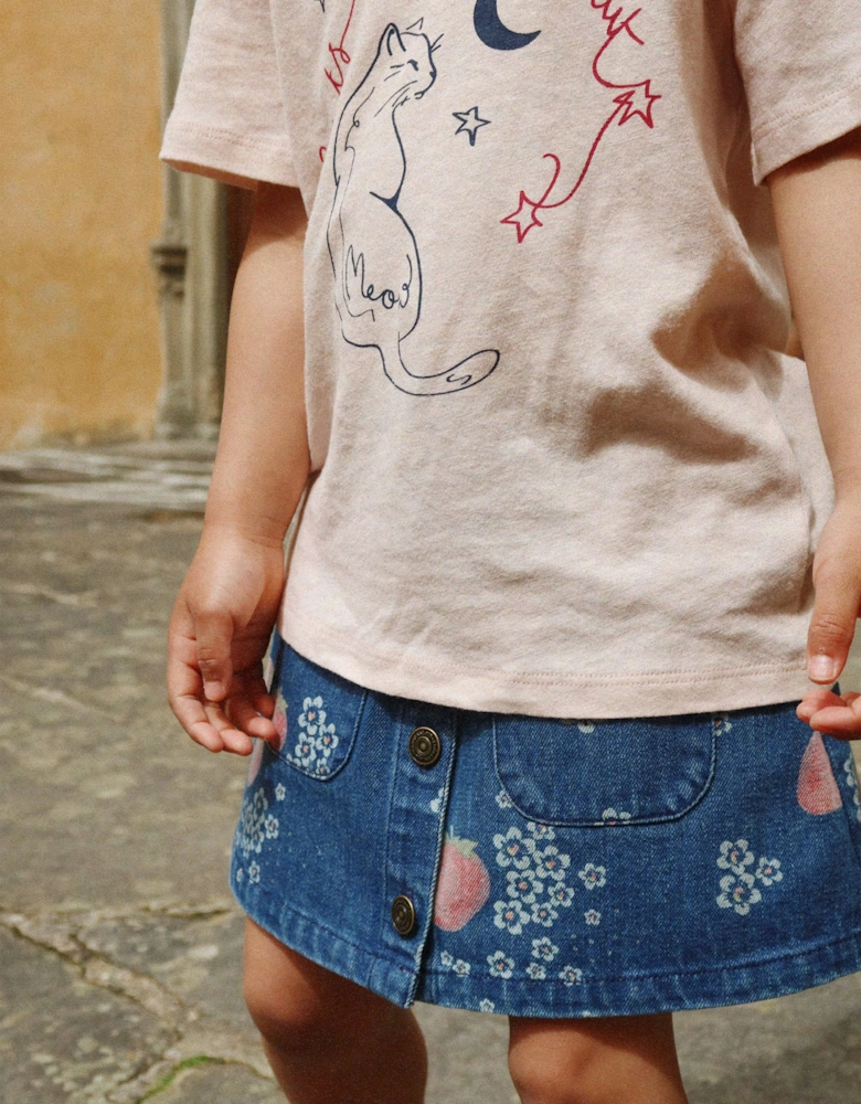 Konges Sløjd Girls Magot Skirt in in Blue