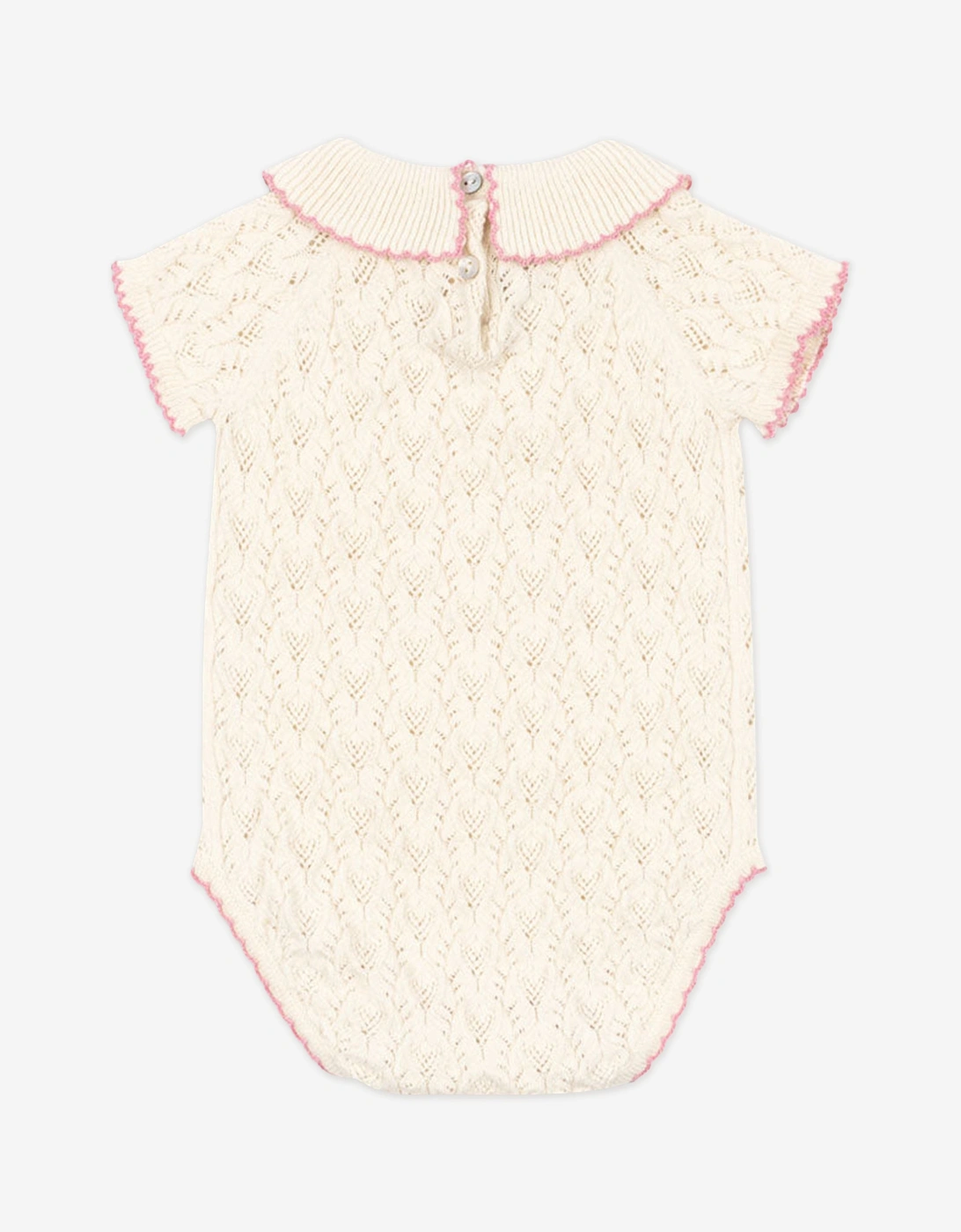Konges Sløjd Baby Girls Rosier Bodysuit in Ivory