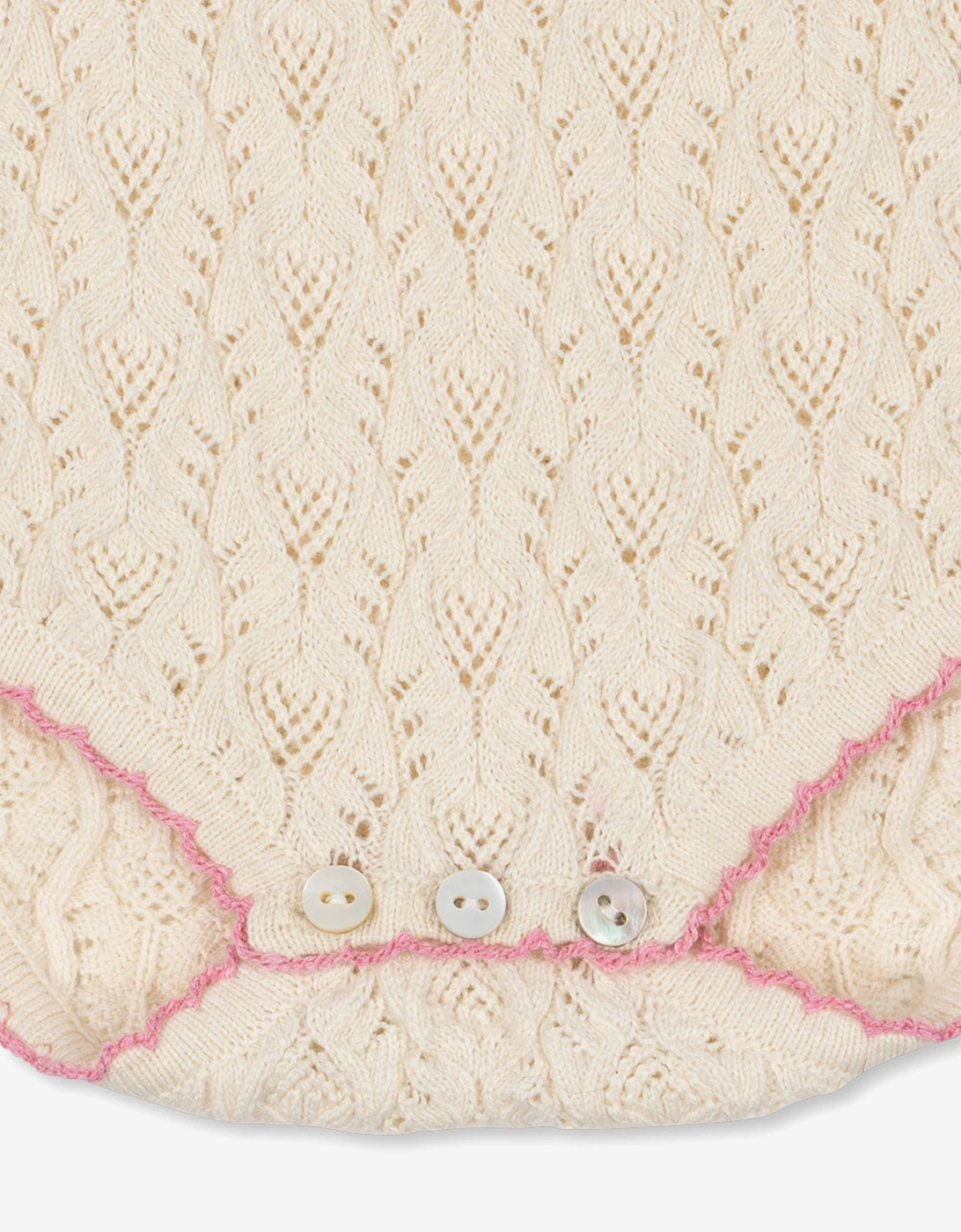 Konges Sløjd Baby Girls Rosier Bodysuit in Ivory