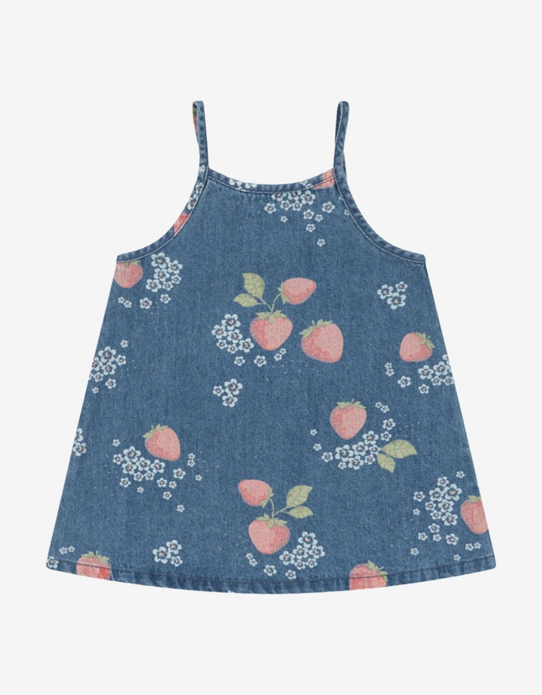 Konges Sløjd Girls Magot Strap Dress in Blue