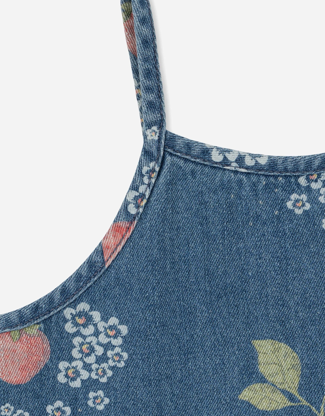 Konges Sløjd Girls Magot Strap Dress in Blue