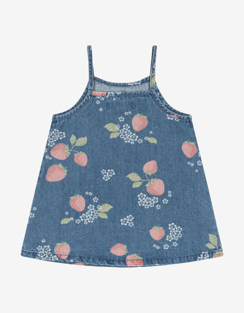 Konges Sløjd Girls Magot Strap Dress in Blue