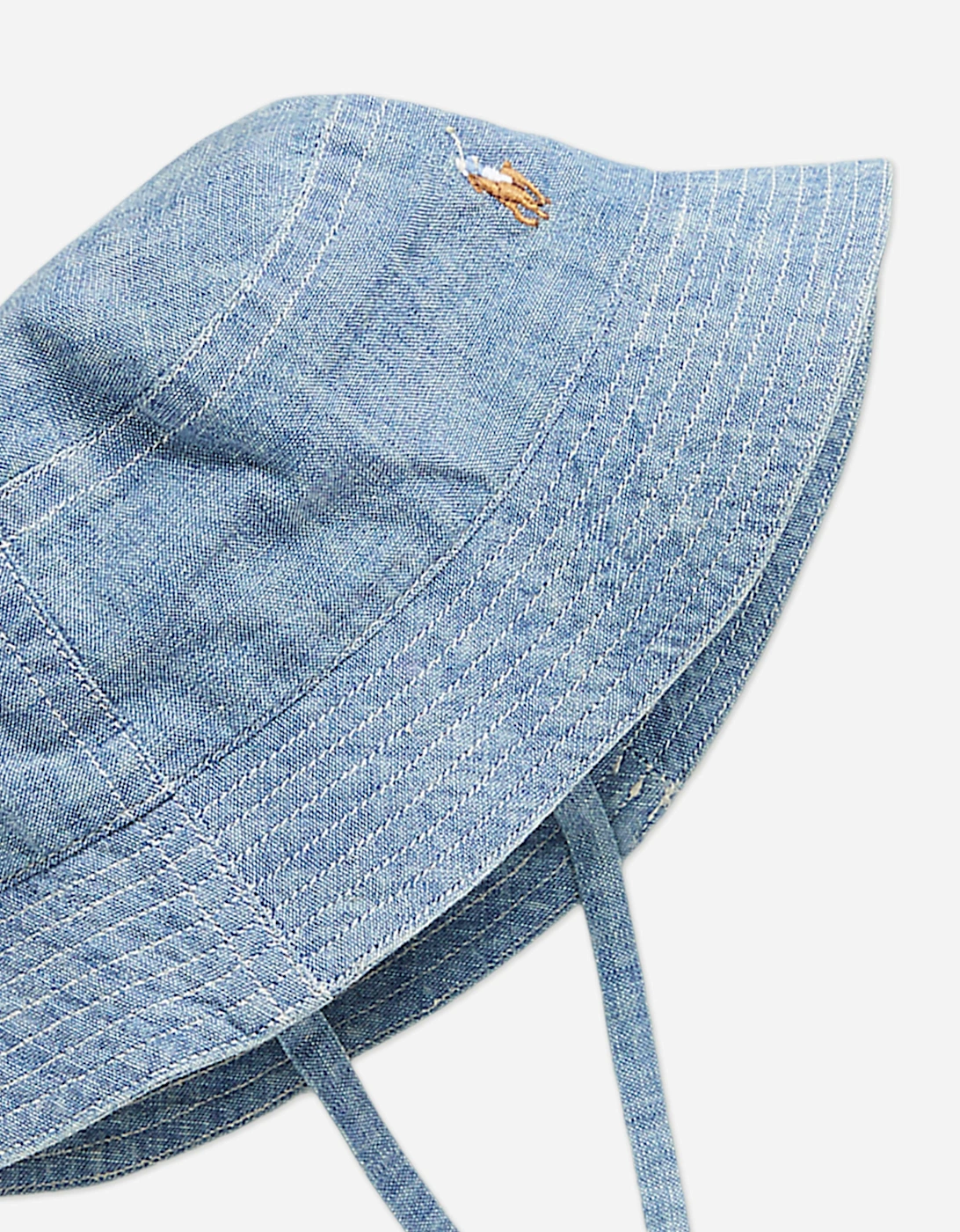 Baby Boys Chambray Bucket Hat in Blue