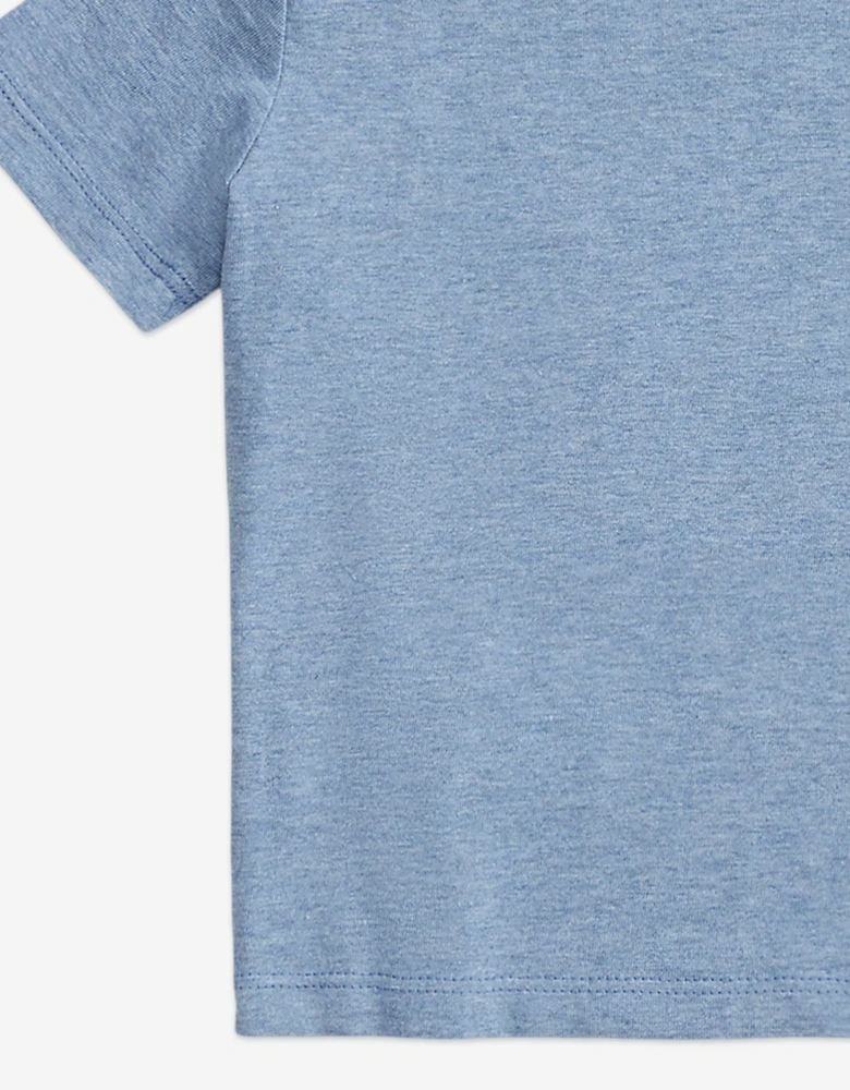 Baby Boys Logo Jersey T-Shirt in Blue