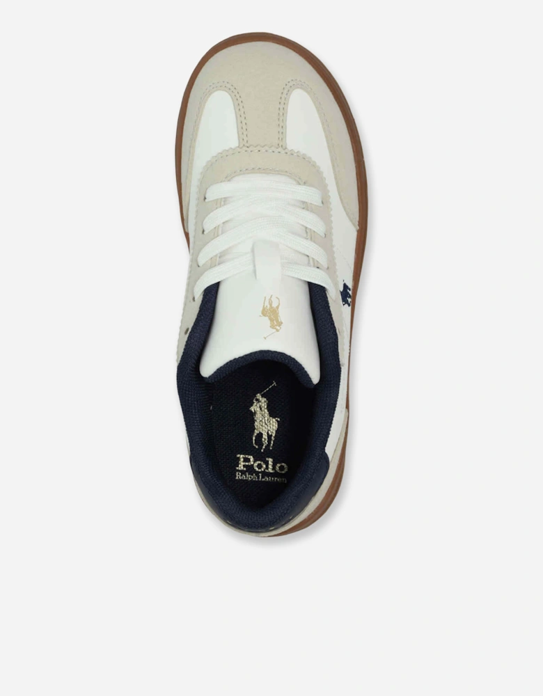 Kids Hollis Trainers in White