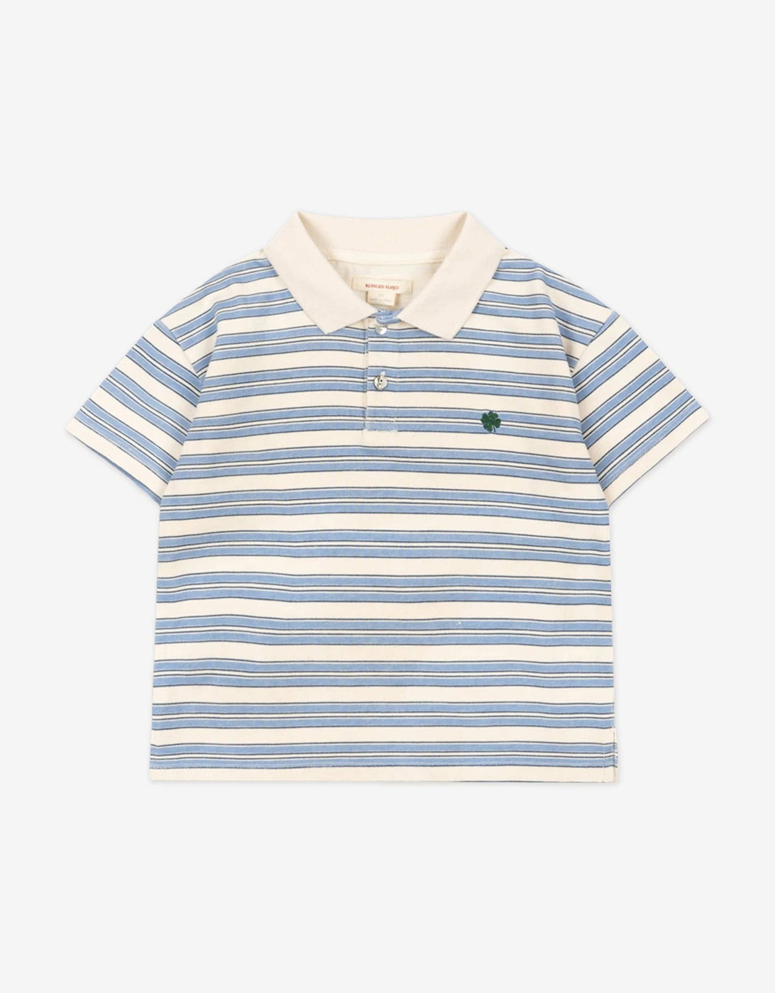 Konges Sløjd Boys Spotty Polo Shirt in Blue, 5 of 4