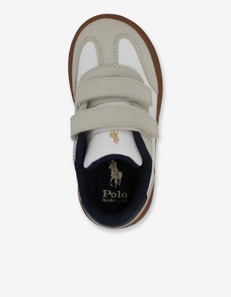 Kids Hollis EZ Trainers in White