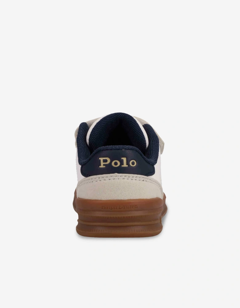 Kids Hollis EZ Trainers in White