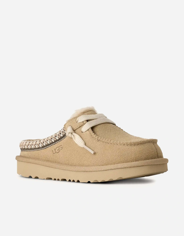 Kids Tasman Mules in Beige