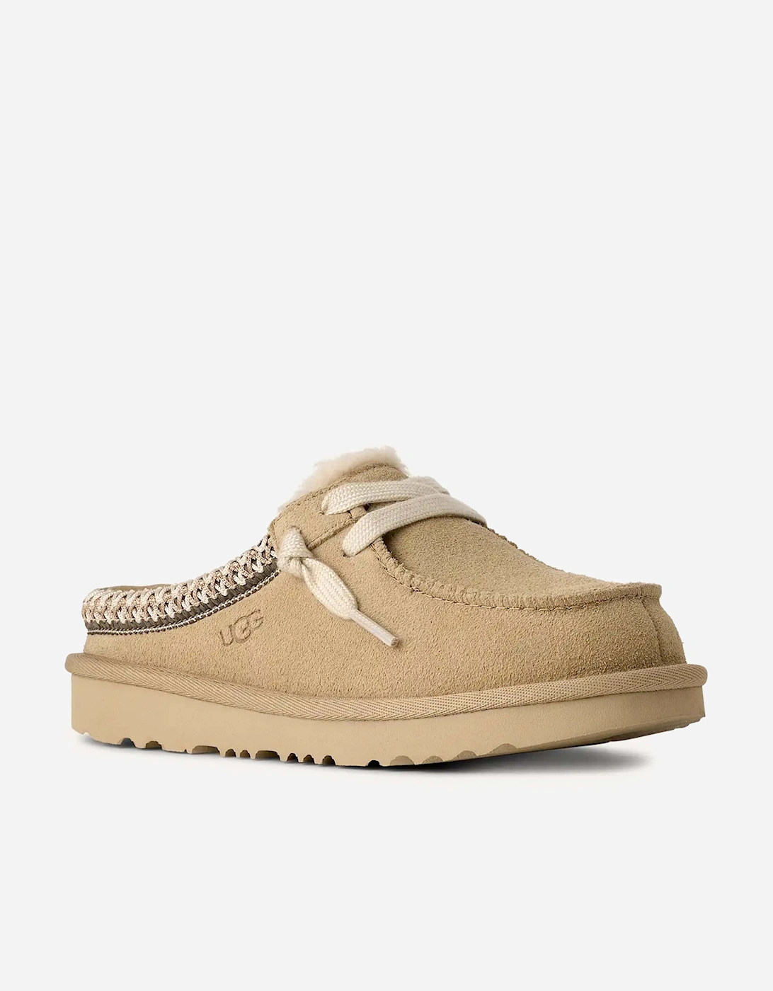 Kids Tasman Mules in Beige