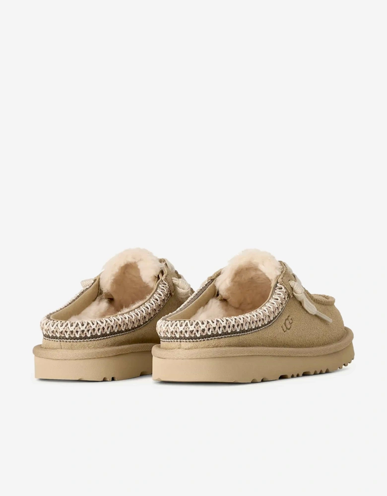 Kids Tasman Mules in Beige