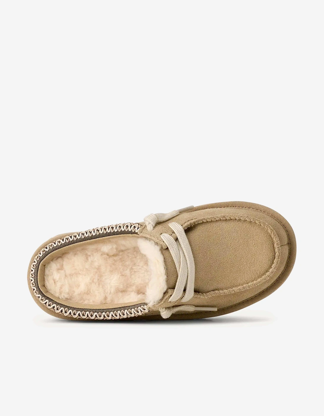 Kids Tasman Mules in Beige