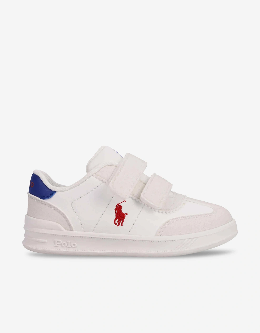 Ralph Lauren Girls White 'S Hollis Ez Trainers In  Size 33 Kids