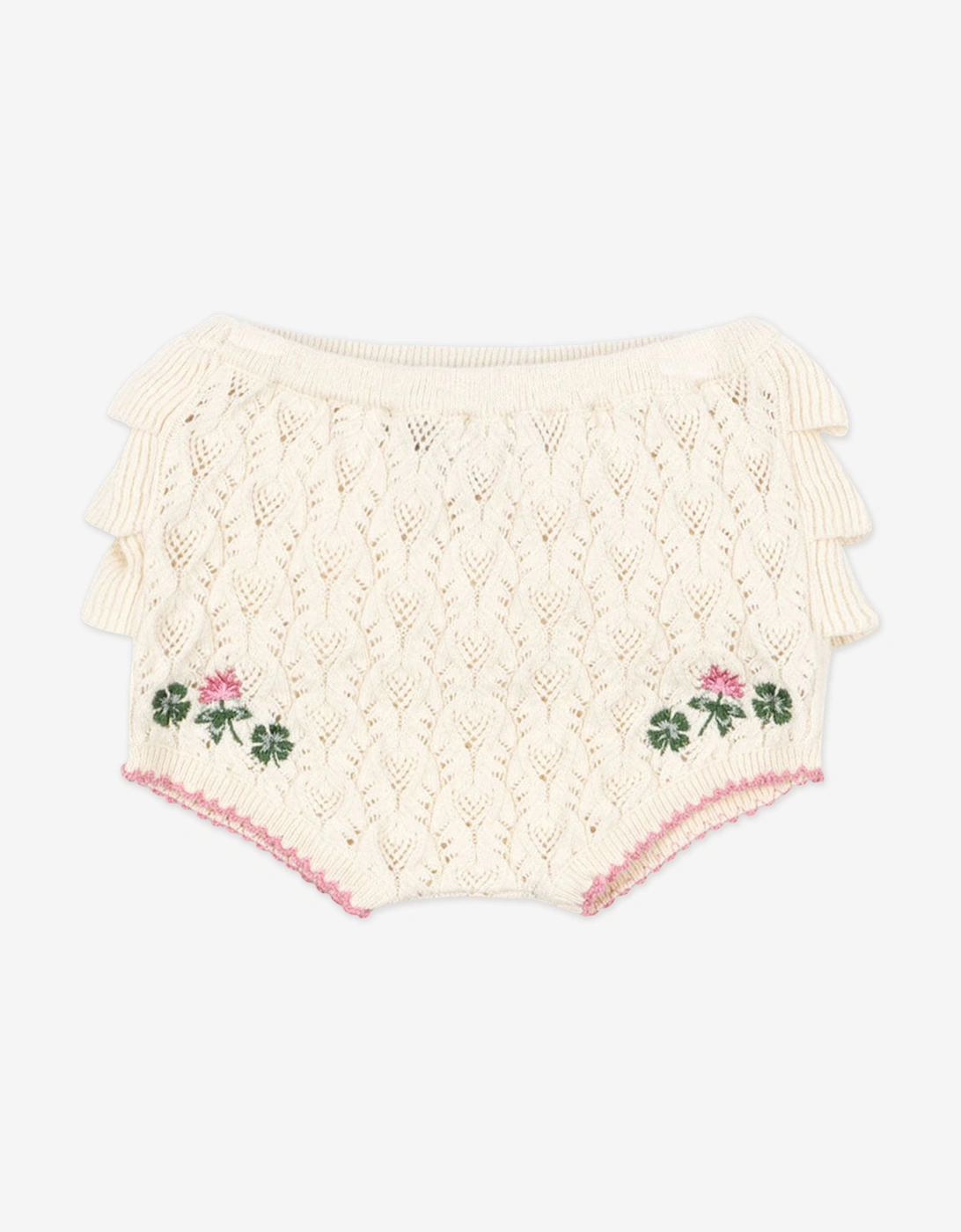 Konges Sløjd Baby Girls Rosier Shorts in Ivory, 5 of 4