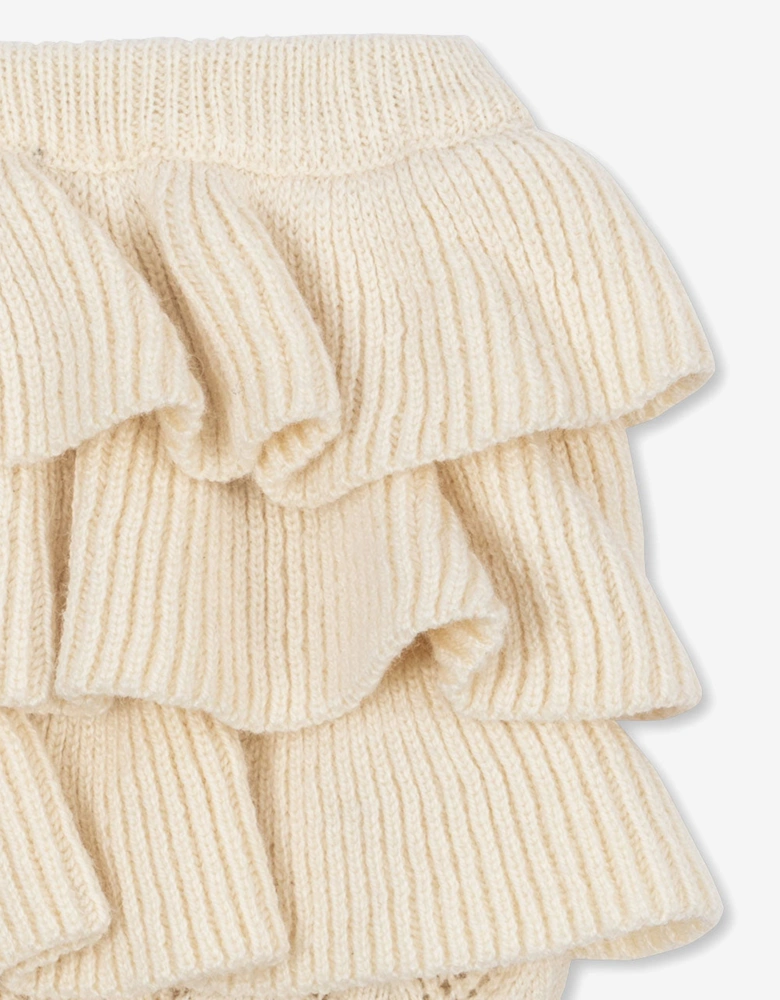 Konges Sløjd Baby Girls Rosier Shorts in Ivory