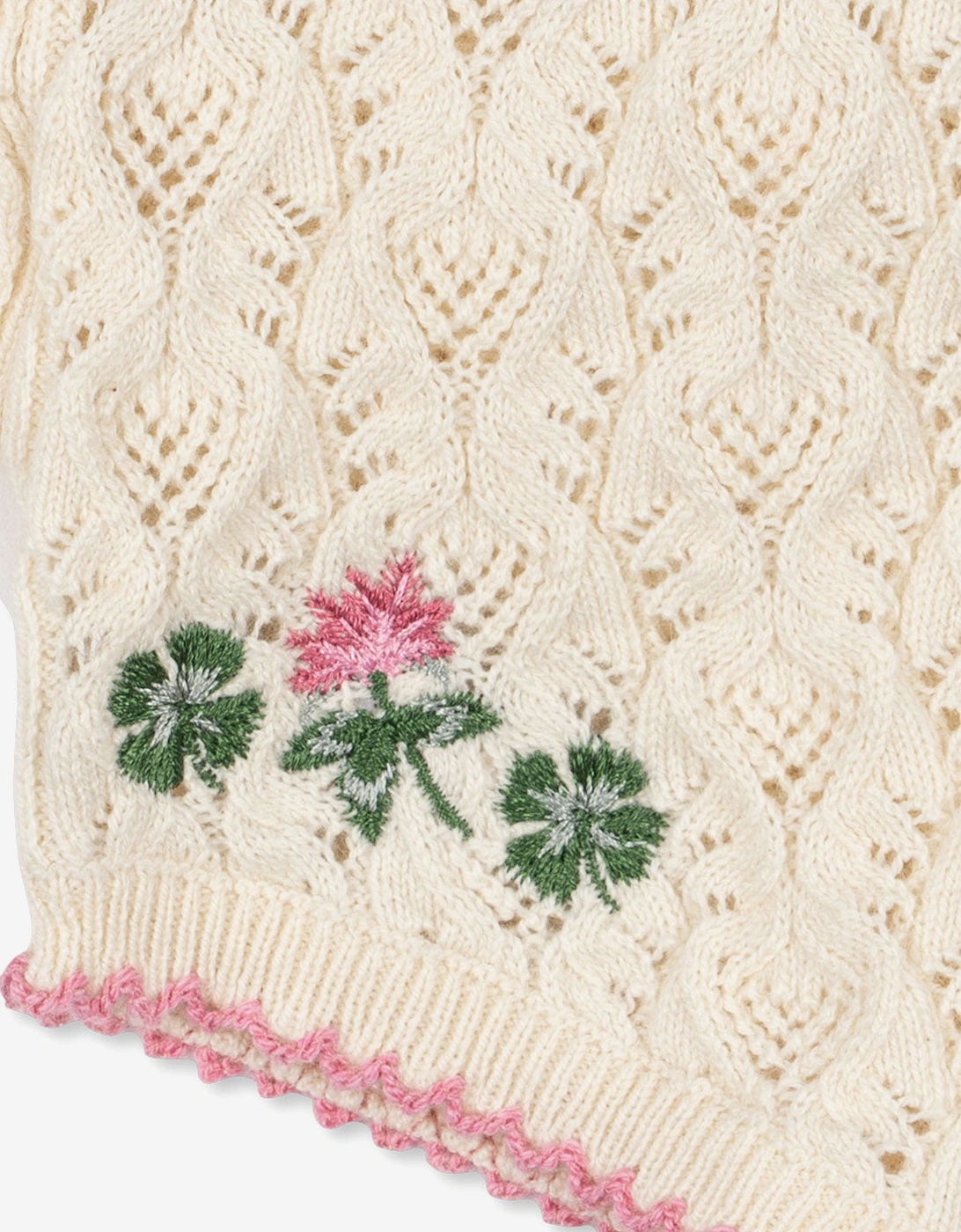 Konges Sløjd Baby Girls Rosier Shorts in Ivory