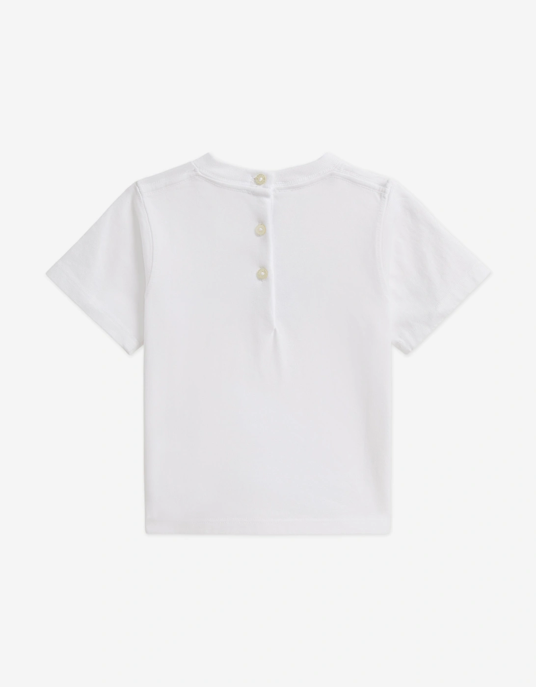 Baby Girls Polo Bears T-Shirt in White