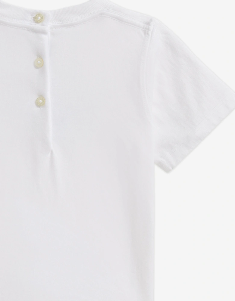 Baby Girls Polo Bears T-Shirt in White