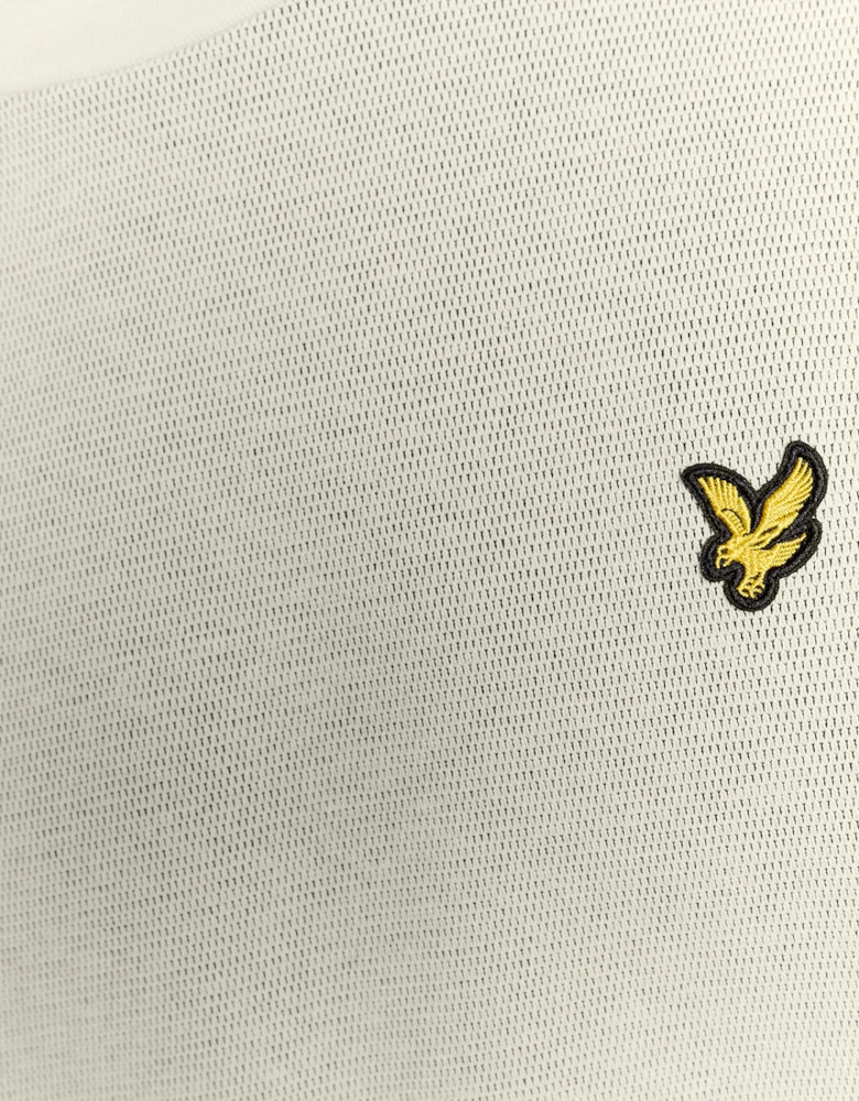 Raised Jacquard Crew Neck Sweatshirt