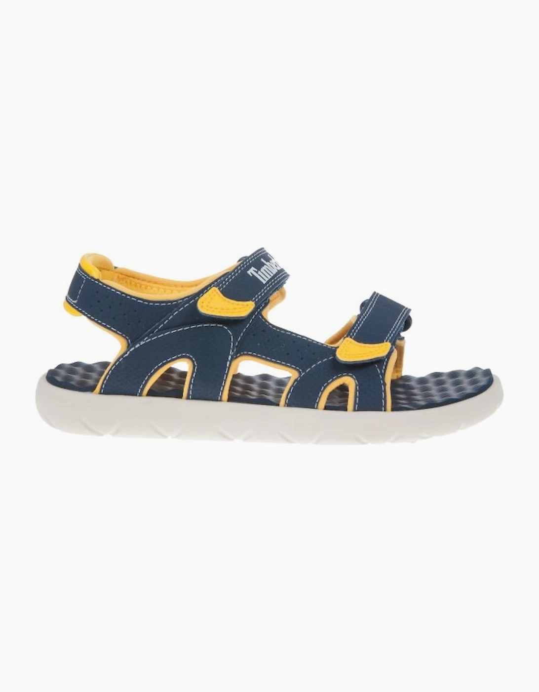 Timberland Perkins Row Junior Sandal - Blue / Yellow - Navy - Size: 1.5