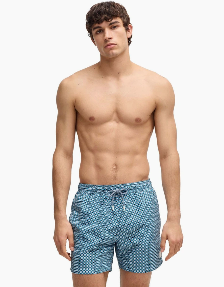 Vibe Printed Logo Swim Shorts