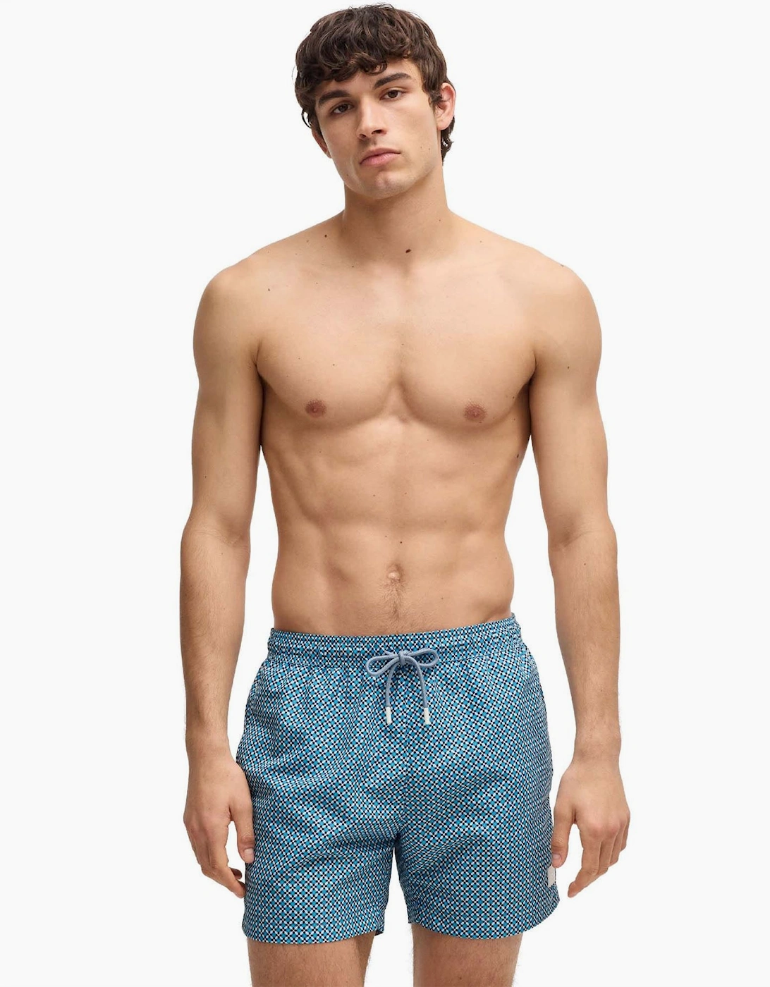 Vibe Printed Logo Swim Shorts