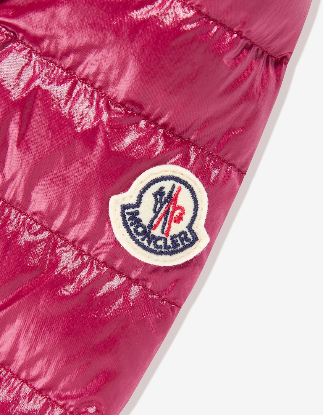 Enfant Girls Down Padded Fem Jacket in Pink