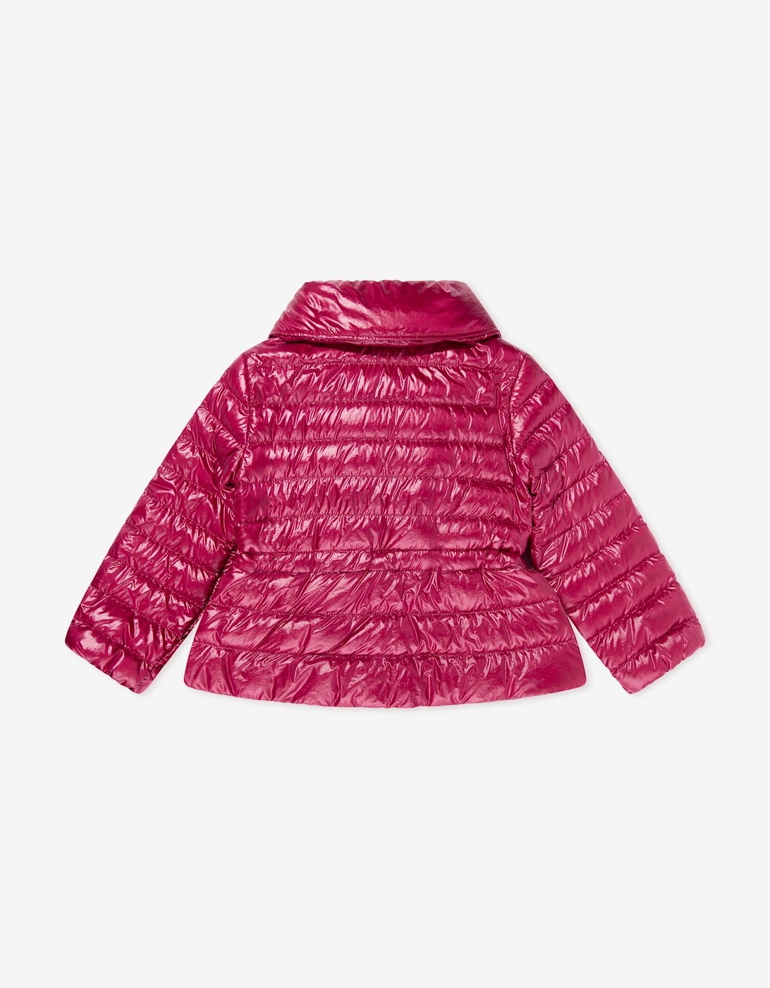 Enfant Girls Down Padded Fem Jacket in Pink