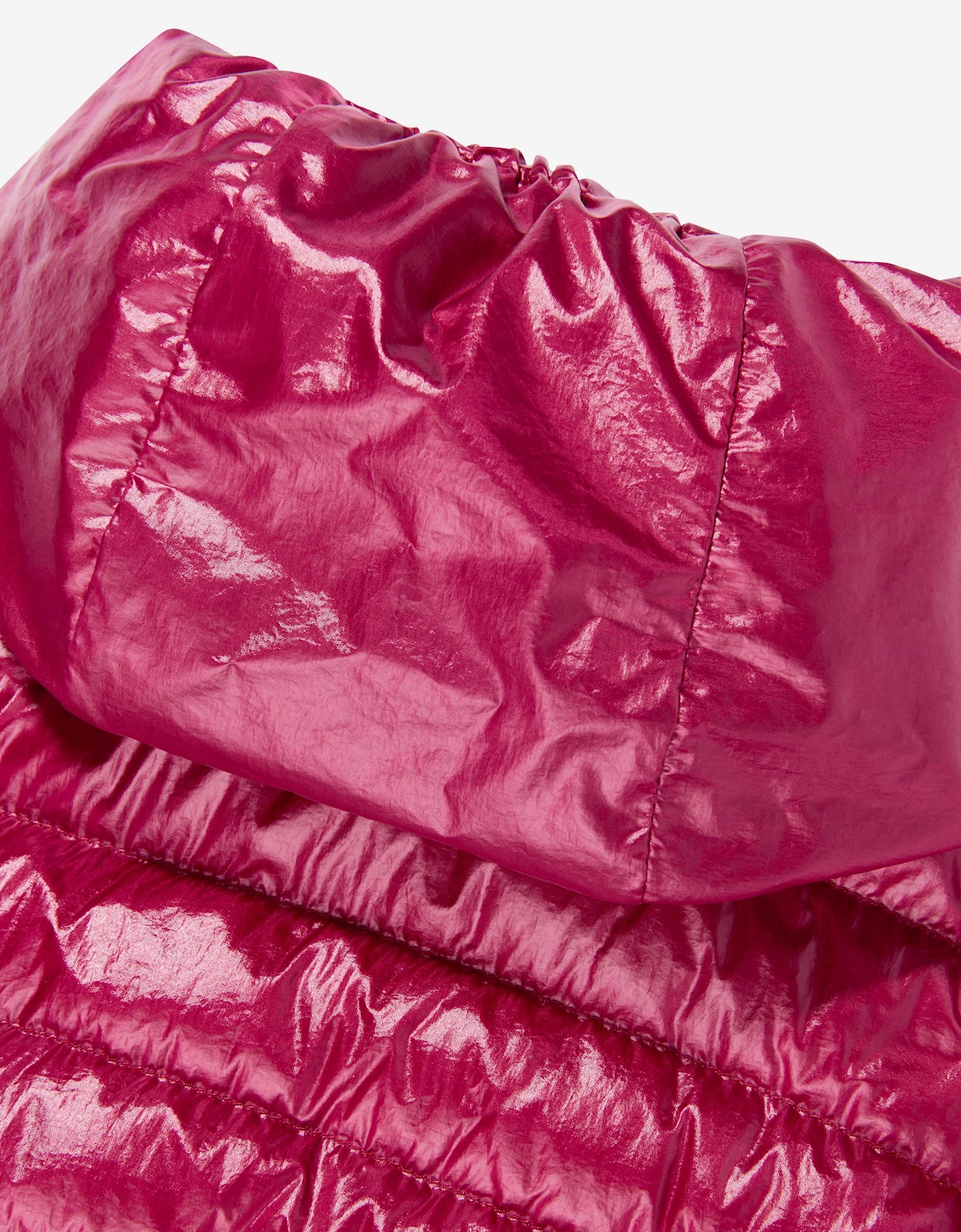 Enfant Girls Down Padded Fem Jacket in Pink