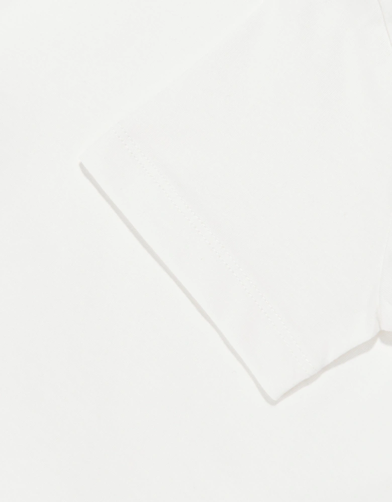 Enfant Boys Cotton Logo T-Shirt in Ivory