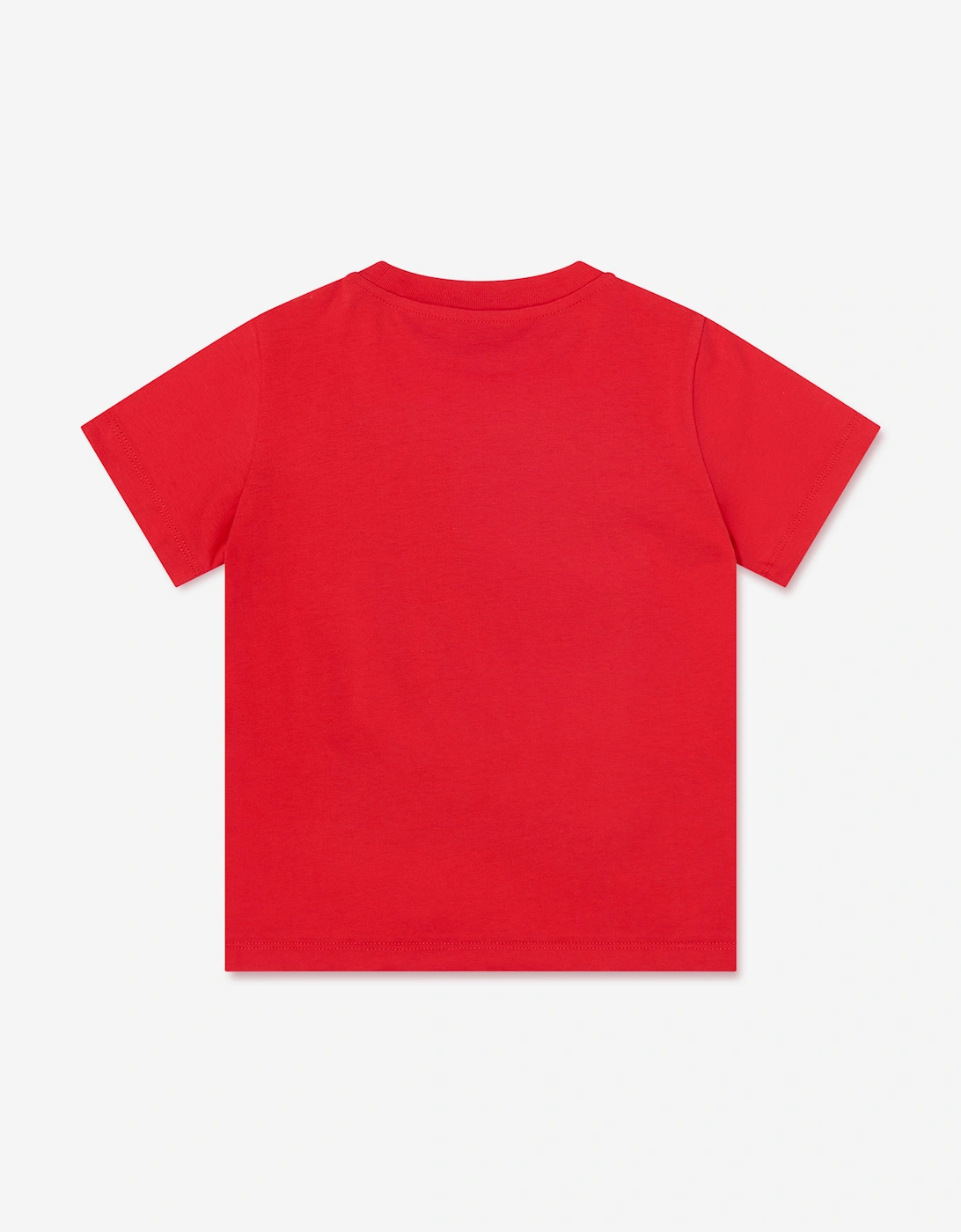 Enfant Boys Cotton Logo T-Shirt in Red