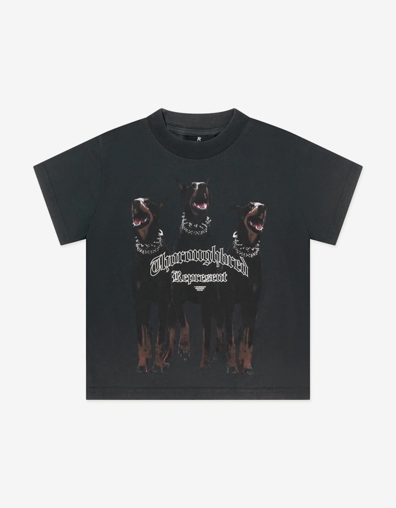 Kids Mini Thoroughbred T-Shirt in Black