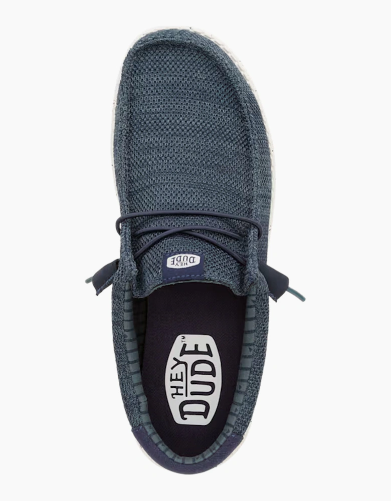 Wally Stretch Sox Slip On Shoe NAVY