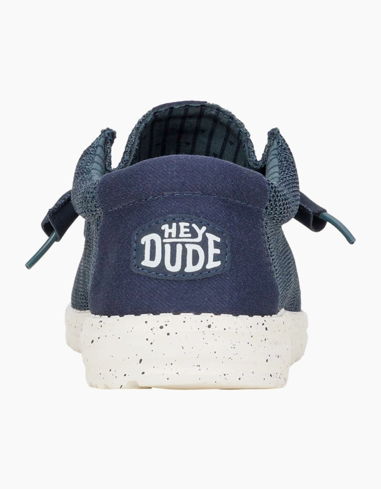 Wally Stretch Sox Slip On Shoe NAVY