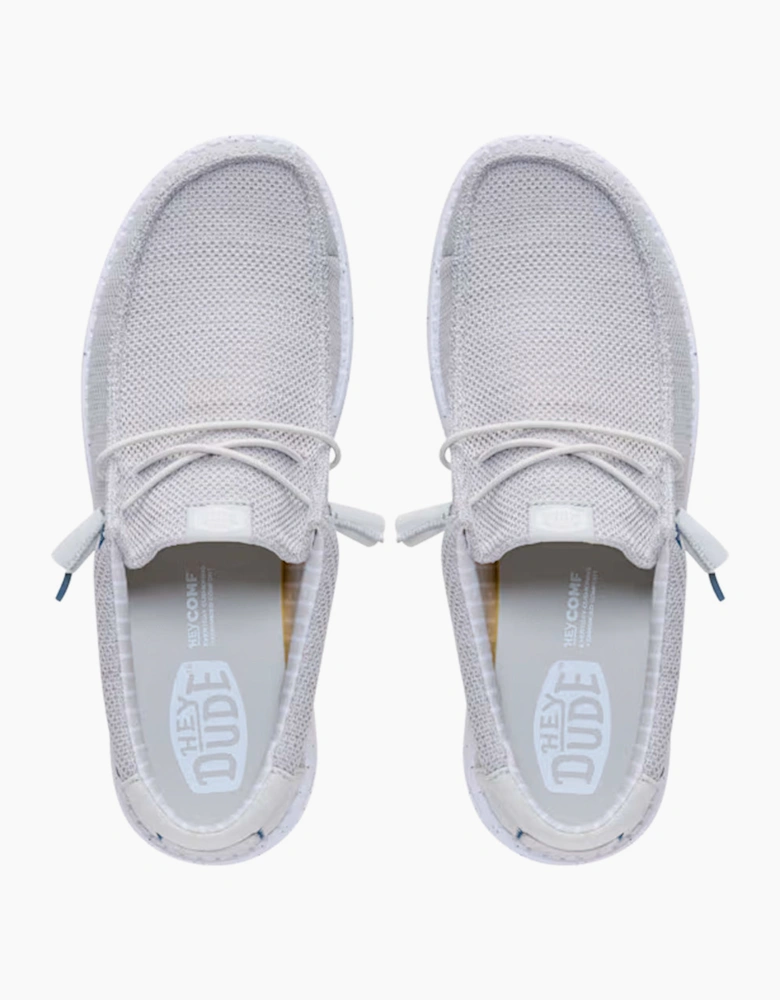 HeyDude Wally Stretch Sox Shoe Slip On Dawn Blue/Multi