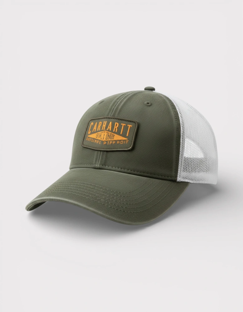 Carhartt Graphic Patch Trucker Cap Dark Green