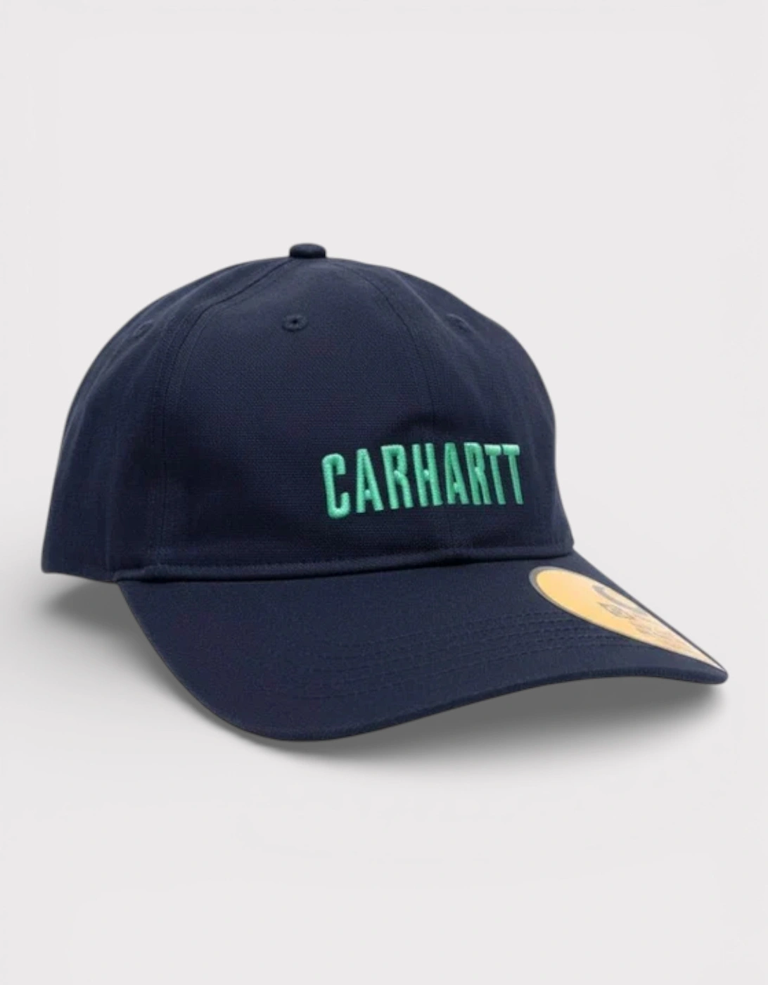 Carhartt WIP Men's Carhartt Logo Embroidered Cap Navy & Green