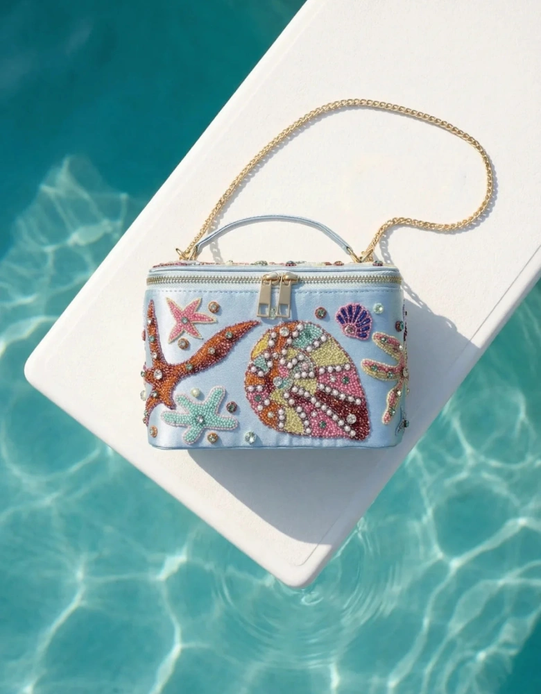 Selene Vanity Blue Box Bag