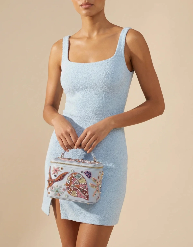 Selene Vanity Blue Box Bag