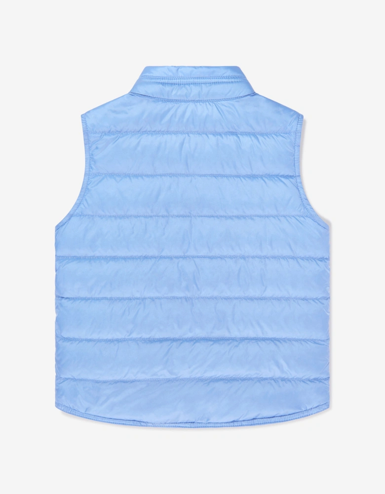 Enfant Boys Down Padded Gui Gilet in Blue