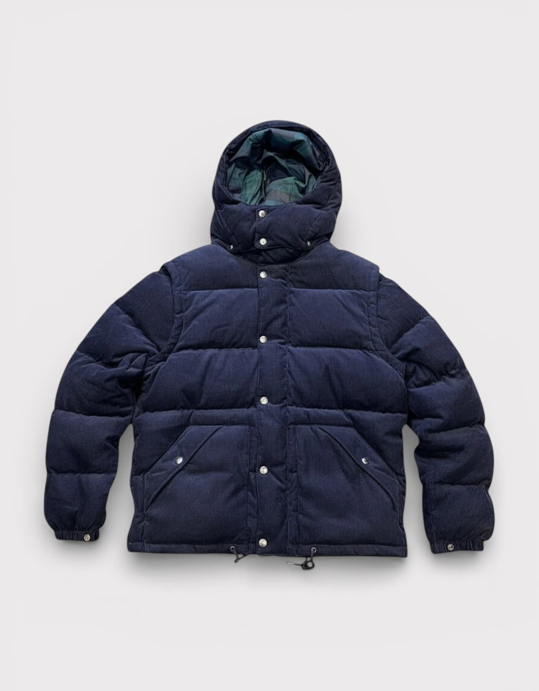 Polo Blue Corduroy 2-in-1 Jacket & Gilet – Tartan Lined, 3 of 2