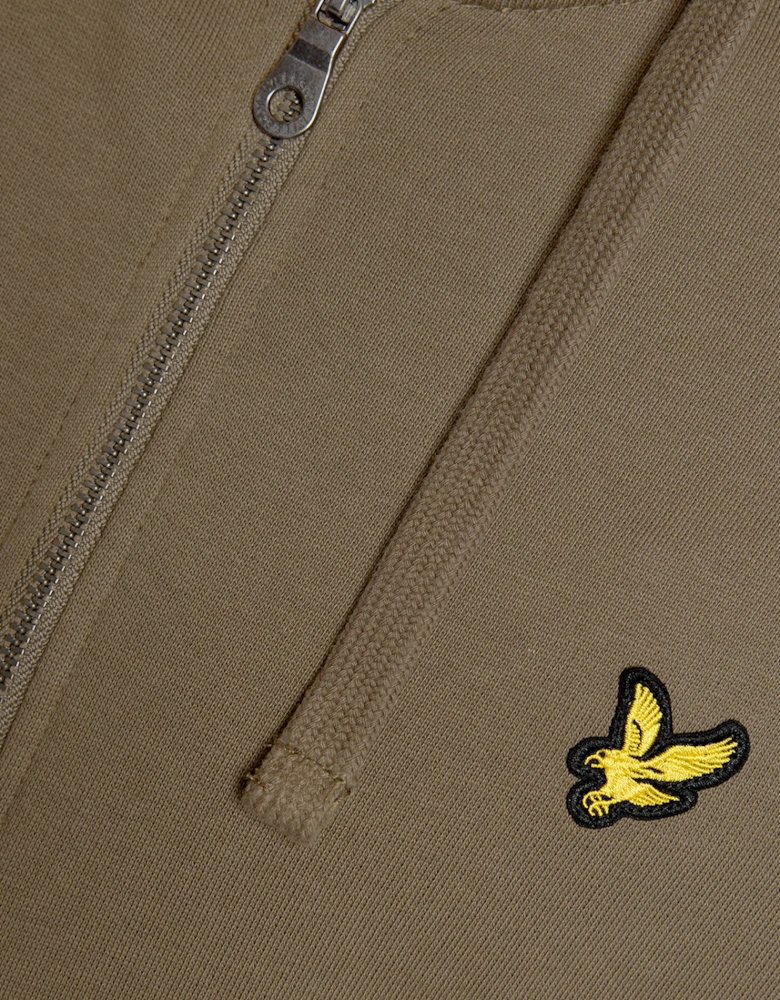 Loopback Cotton Full Zip Hoodie