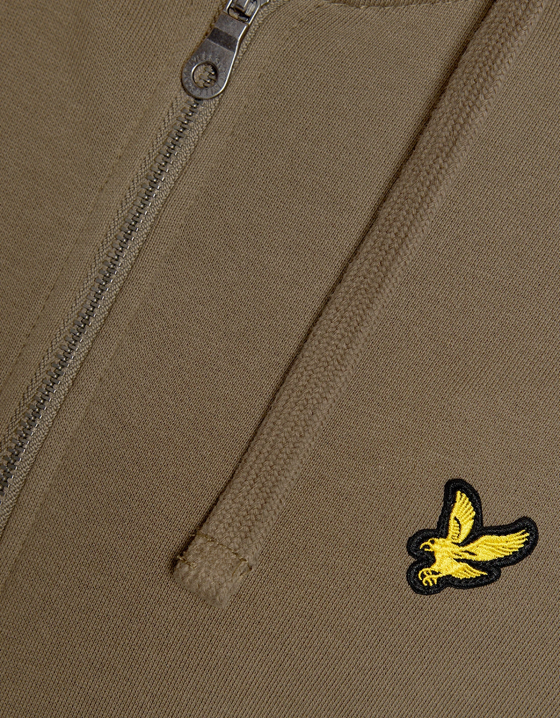 Loopback Cotton Full Zip Hoodie