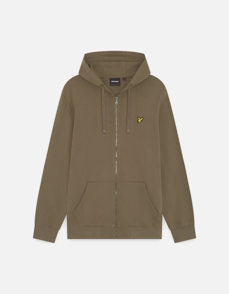 Loopback Cotton Full Zip Hoodie