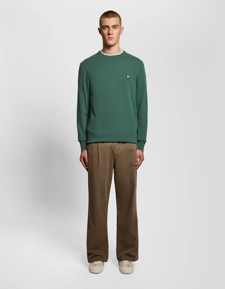 Cotton Crew Neck Jumper