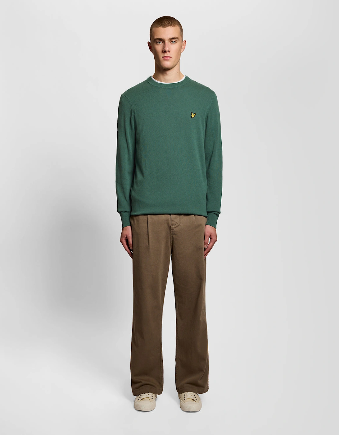 Cotton Crew Neck Jumper